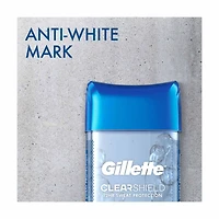 Gillette Clearshield Clear Gel Antiperspirant & Deodorant Stick, Power Rush