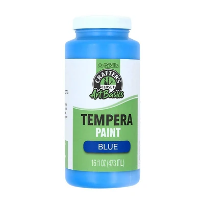 Crafter's Closet ArtBasics Tempera Paint - Blue, 16 fl oz