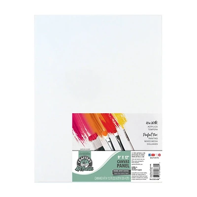 Crafter's Closet ArtBasics Canvas Panel, 9" x 12"