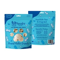 Spunky Pup All Natural Dog Treats, Peanut Butter Crunch, 10 oz