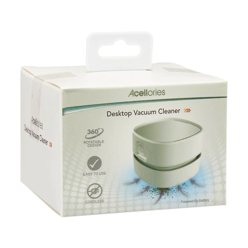 Acellories Mini Desktop Vacuum Cleaner