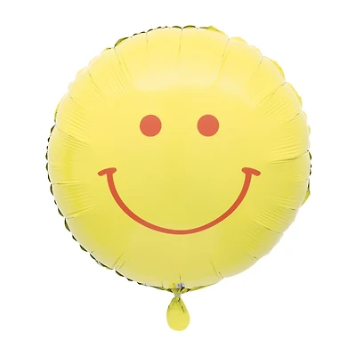 Smiley Face Balloon, 17 in