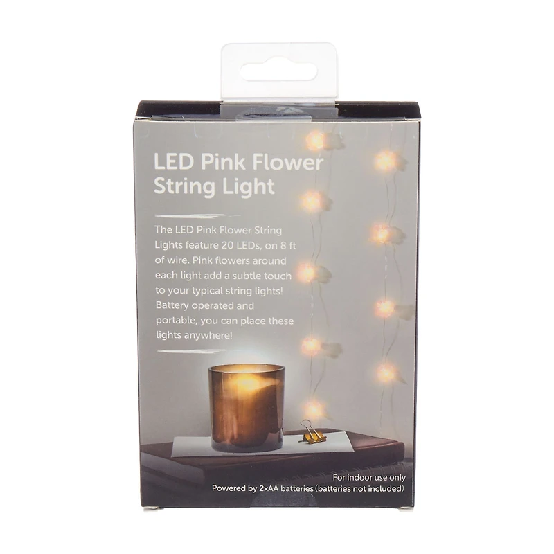 Brilliant Innovations Pink Flower String Light