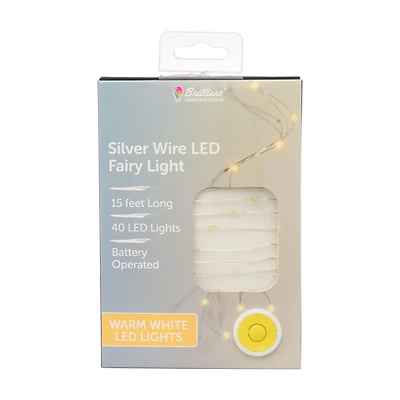 Brilliant Innovations Silver Wire Fairy Light