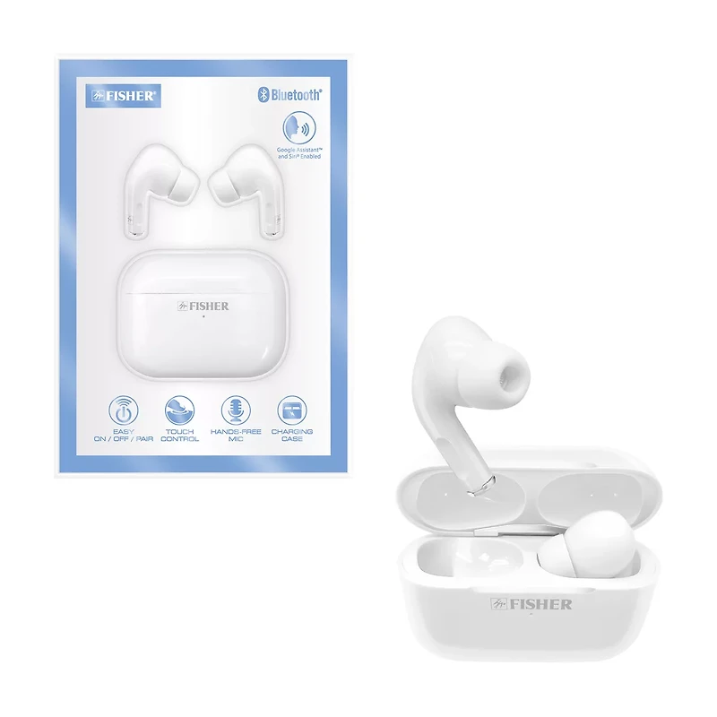Fisher Cushion Tip True Wireless Earbuds