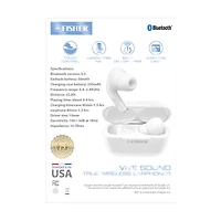 Fisher Cushion Tip True Wireless Earbuds