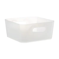Rectangular Small Storage Bin, 6 in x 6 in x 2.75 in