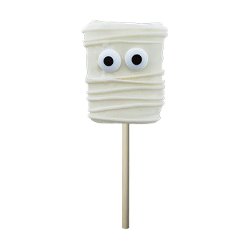 Melville's Chocolatey Dipped Rice Treat Pop, Frankenstein, Mummy and Werewolf