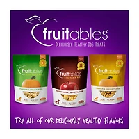 Fruitables Baked Pumpkin & Blueberry Flavor Dog Treats, 7 oz