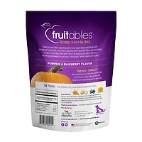 Fruitables Baked Pumpkin & Blueberry Flavor Dog Treats, 7 oz