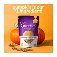 Fruitables Baked Pumpkin & Blueberry Flavor Dog Treats, 7 oz