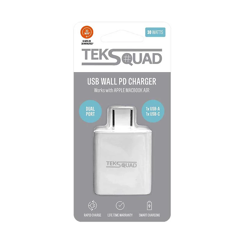 TekSquad USB Wall PD Charger, 3 Port
