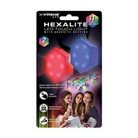 Xtreme Lit Hexalite LED Touch Lights, Pack of 2