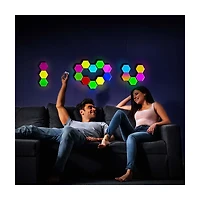 Xtreme Lit Hexalite LED Touch Lights, Pack of 2