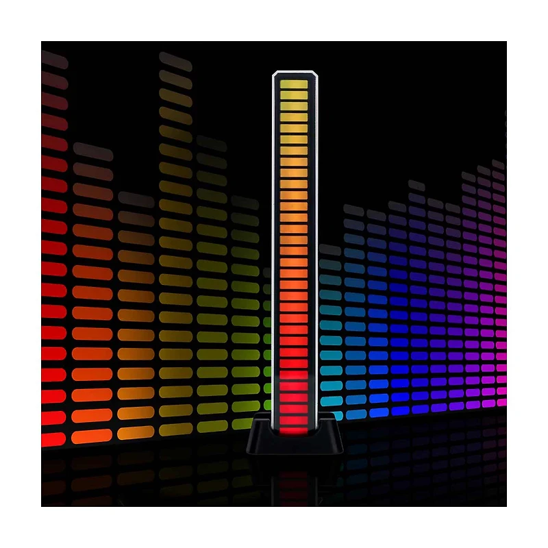 Monster Basics LED Sound-Reactive Rechargeable Multicolor Flow LED Equalizer Light Bar