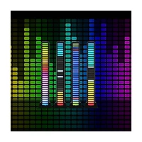 Monster Basics LED Sound-Reactive Rechargeable Multicolor Flow LED Equalizer Light Bar