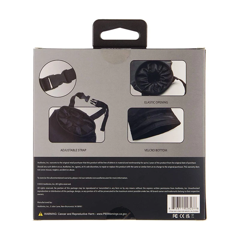 Acellories Garbage Bag for Car, Black