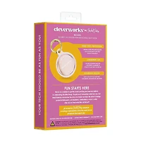 Cleverworks Security Tag Holder, Pink Glitter