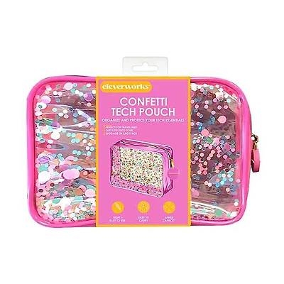 Cleverworks Tech Pouch, Confetti