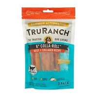 TruRanch Beef & Collagen Dog Chews, 6 in, 3 pk