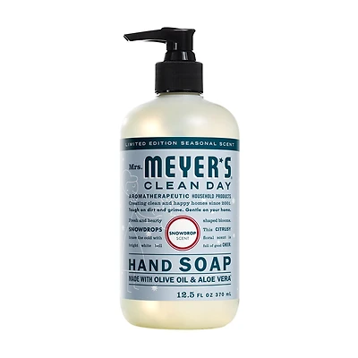 Mrs. Meyer's Clean Day Snowdrop Scent Liquid Hand Soap, 12.5 fl oz