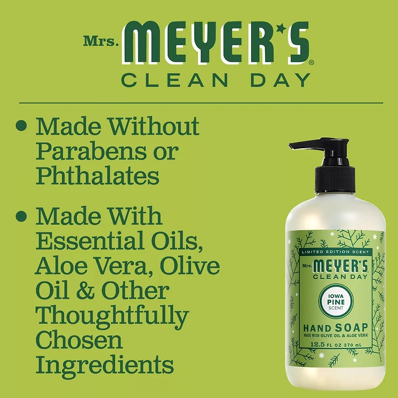 Mrs. Meyer's Clean Day Iowa Pine Scent Liquid Hand Soap, 12.5 fl oz