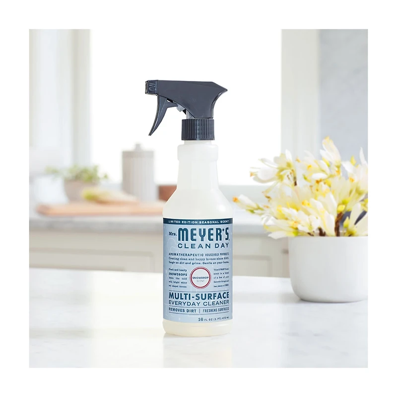 Mrs. Meyer’s Clean Day Multi-Surface Everyday Cleaner, Limited Edition Snowdrop Scent, 16 fl oz