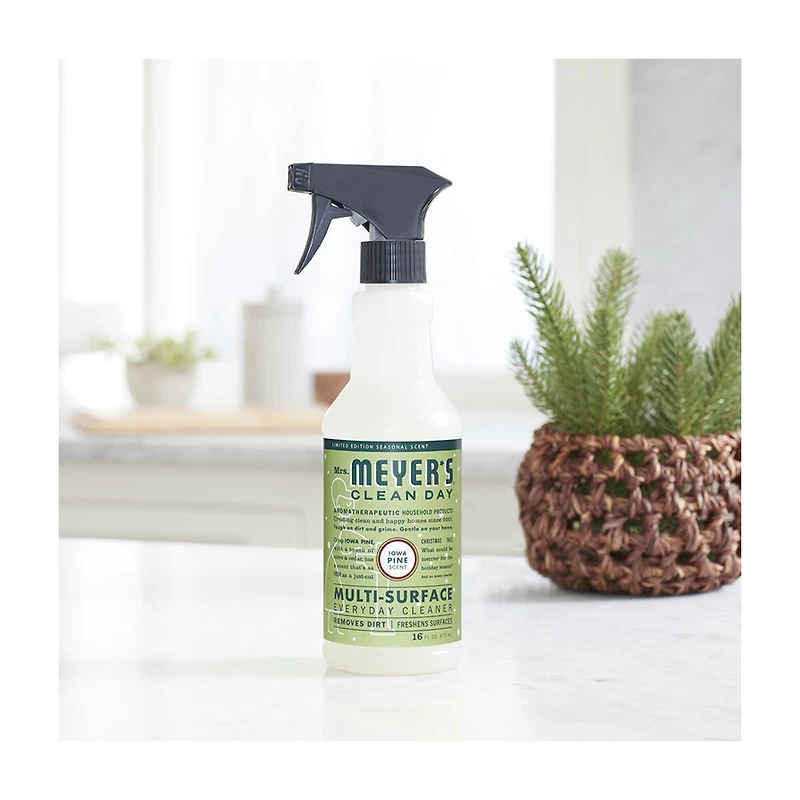 Mrs. Meyer’s Clean Day Multi-Surface Everyday Cleaner, Iowa Pine Scent, 16 Ounce Bottle