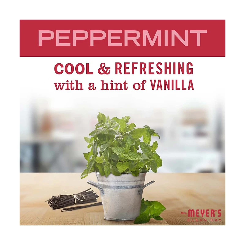 Mrs. Meyer’s Clean Day Multi-Surface Everyday Cleaner, Peppermint Scent, 16 Ounce Bottle