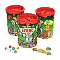 Toxic Waste Sour Smog Balls Bank, 4 oz.