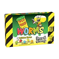 Toxic Waste Worms Sour & Chewy Candy, 3 oz.