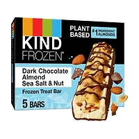 KIND FROZEN Dark Chocolate Almond Sea Salt & Nut Treat Bars (Pack of 5)