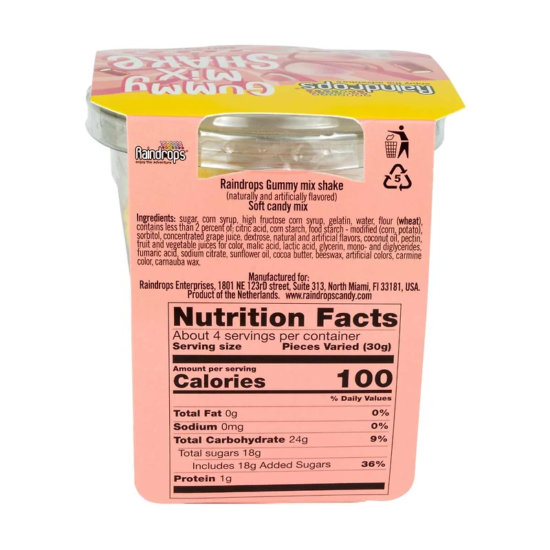 Raindrops Gummy Mix Shake, 4.06 oz.