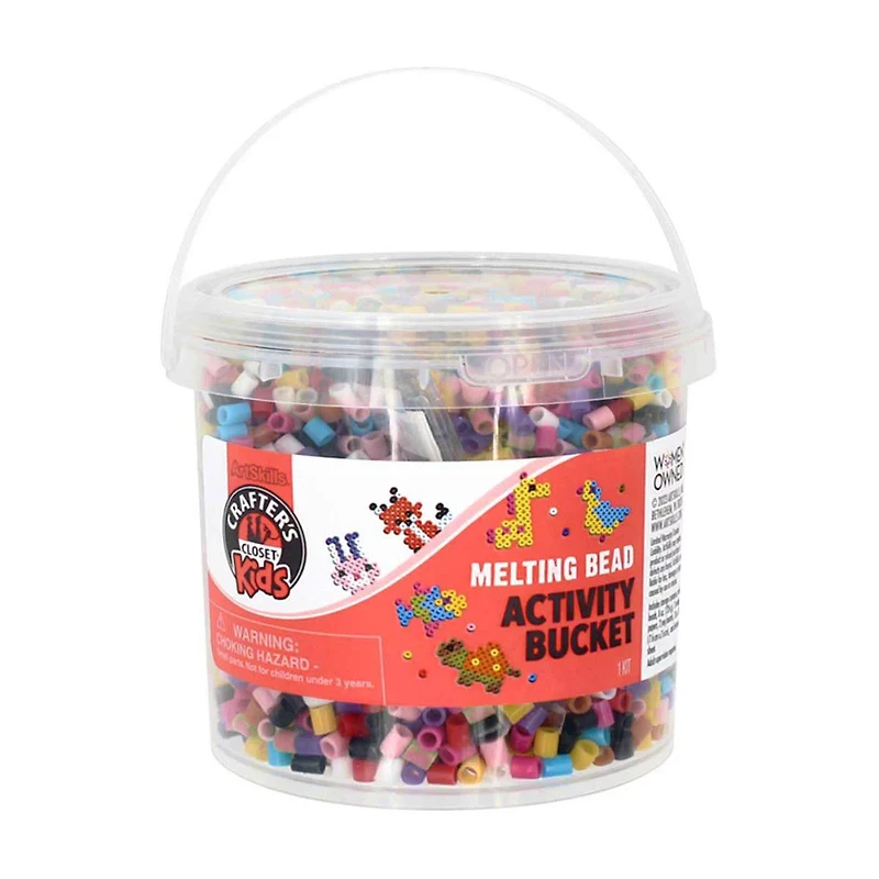 Crafter's Closet Kids Melting Bead Activity Bucket