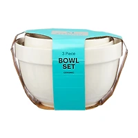 Martha Stewart Everyday Ceramic Bowl Set, 3 piece