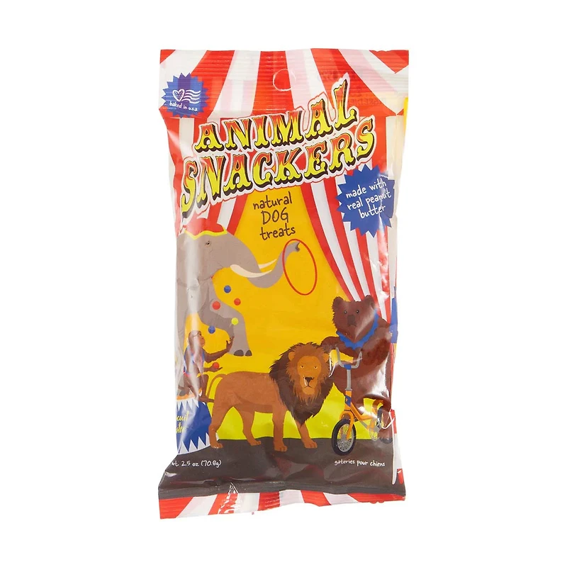 Animal Snackers Natural Dog Treats, 2.5 Ounce