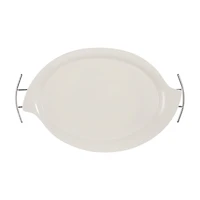 Natura By Godinger Oval Plater With Stand