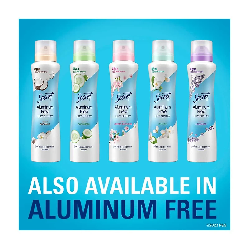 Secret Dry Antiperspirant Deodorant Spray, Waterlily, 4.1 oz