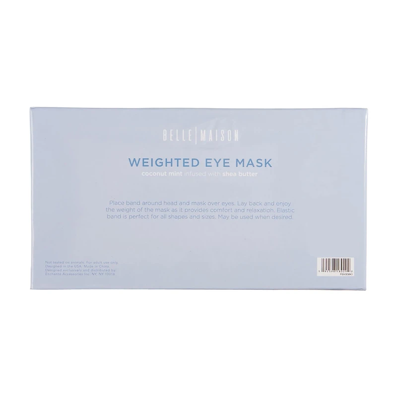 Belle Maison Weighted Eye Mask, Blue