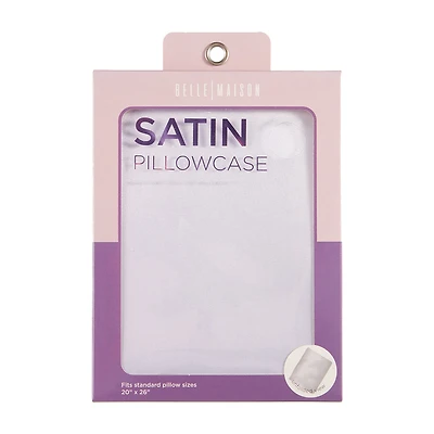 Belle Maison Satin Pillowcase, Lavender