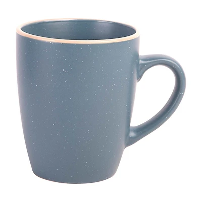 Speckled Deep Rim Mug, Blue, 13 oz