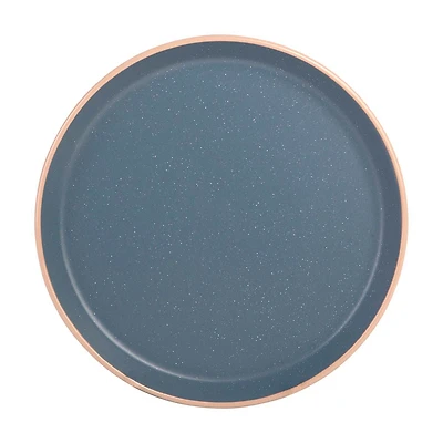 Speckled Deep Rim Salad Plate, Blue, 8 in
