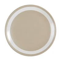 2-tone Salad Plate, Sand & White, 6 in
