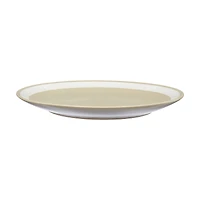 2-tone Dinner Plate, Sand & White, 10.5 in