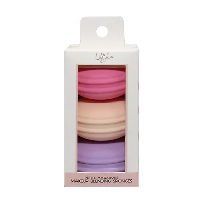Urban Butterfly Petite Macarons Makeup Blending Sponge, 3 Pieces