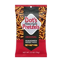 Dot’s Homestyle Pretzels, Original Seasoned Pretzel Twists, 2.5 oz