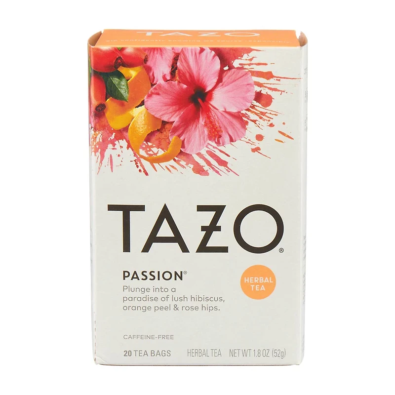 TAZO Tea Bags Passion Herbal Tea, 20 ct