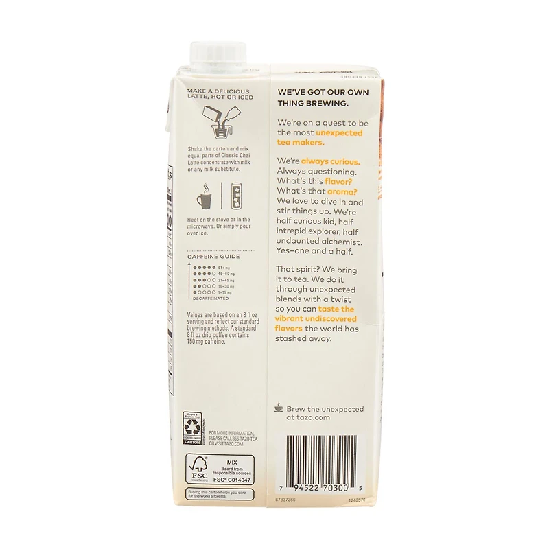 Tazo Classic Chai Latte
