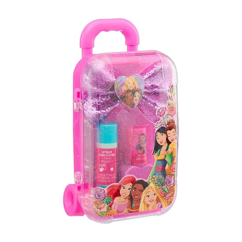 Disney Princess Style Collection Play Suitcase Travel Set, Pink