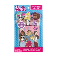Barbie Glitter Pen Set, 35 Count
